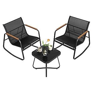 3pc Patio Rocking Chair Set $90
