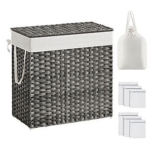 Wicker Laundry Hamper $47