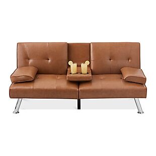 Futon Sofa with Cup Holders $126