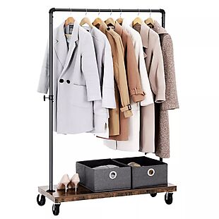 Rolling Clothing Rack $56