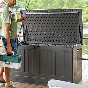 200-Gallon Suncast Deck Box Bench $179
