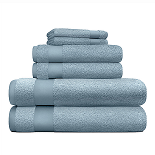 6pc Luxury Hotel-Like Bath Towel Set $41