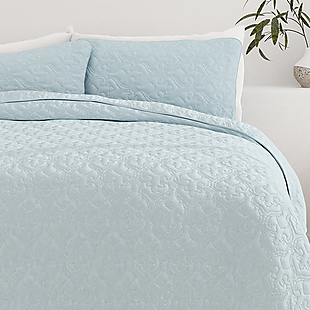 3pc Queen Quilted Coverlet Sets $36