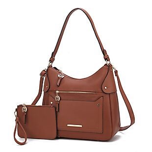 MKF Shoulder Bag & Wristlet $50