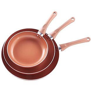 3pk Ceramic Fry Pan Set $22