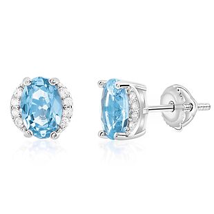 Silver & CZ Studs $15