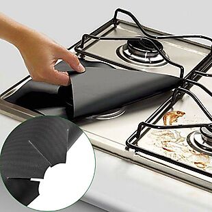 4pk Reusable Gas Stovetop Liners $8