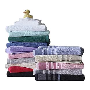 Cotton Bath Towels $3 at JCPenney