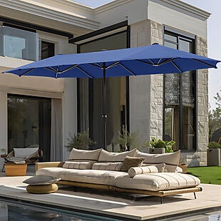 13' Double-Sided Patio Umbrella $79