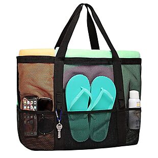 Large Mesh Beach Bag $16
