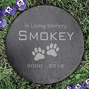 Personalized Slate Memorial Stones $21