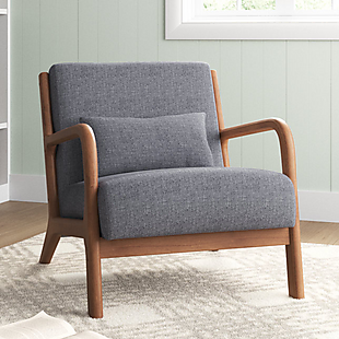 Mid-Century Solid Wood Accent Chair $127