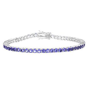Lab-Created Tanzanite Tennis Bracelet $18