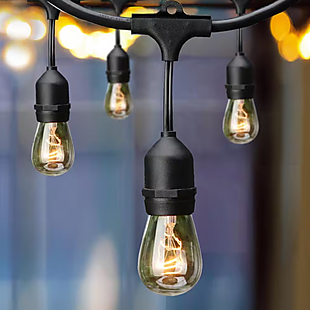 24' Hampton Bay String Lights $20