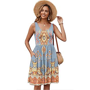 Sun Dress with Pockets $13 in 14 Patterns