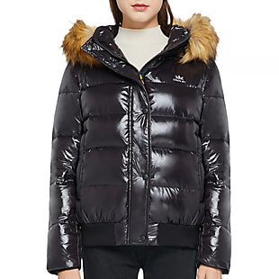 Orolay Thickened Shiny Puffer Jacket $40