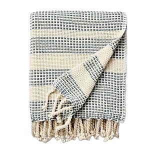 60" Border Stripe Woven Throw $12