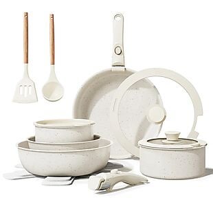 17pc Bazova Cookware Set $33