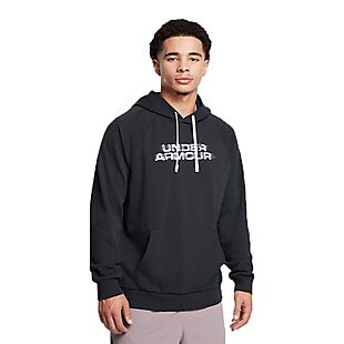 2 Under Armour Rival Textured Hoodies $73