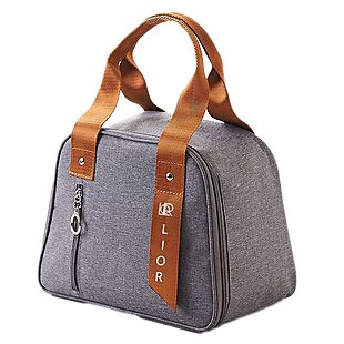 Insulated Canvas Lunch Bag $15