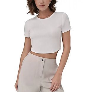 DKNY Ribbed Crop Top $16