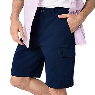 10" Stretch Cargo Shorts $20
