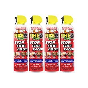4pk Fire Suppressant Spray Cans $27
