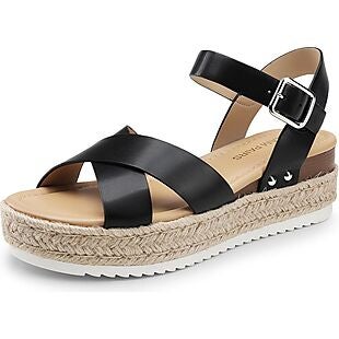Women's Espadrille Wedge Sandals $24