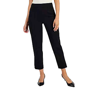 High-Rise Slit-Cuff Pants $21