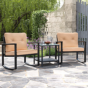 3pc Patio Rocking Chair Set $150