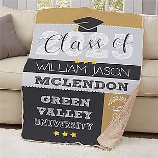 Personalized Graduation Sherpa Throws $35