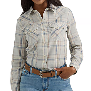 Wrangler Western Snap Top $16