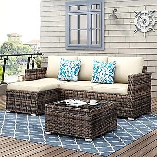 3pc Outdoor Sectional Set $310