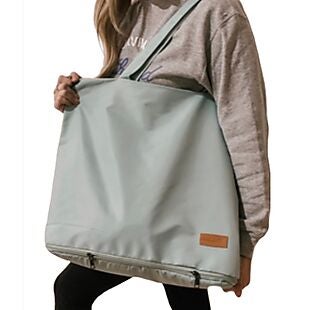 18" Nylon Tote with Shoe Compartment $23