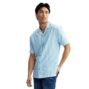 Men's Woven Camp Shirts $11 at Kohl's