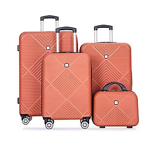 4pc Hardside Luggage Set $100