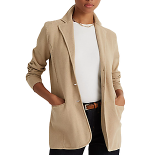 Ralph Lauren Sweater-Knit Blazer $55