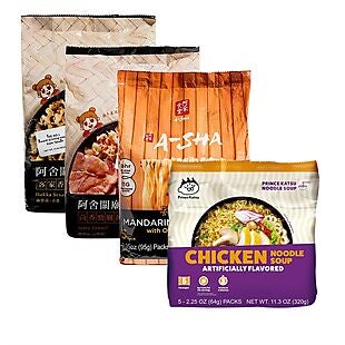 18pk A-Sha Ramen Variety Pack $12