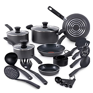 18pc T-Fal Nonstick Cookware Set $72