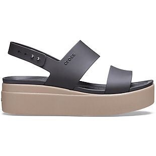 Crocs Brooklyn Wedge Low Sandals $33
