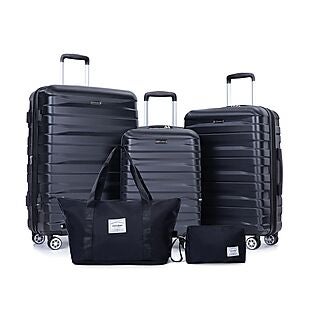 5pc Hardside Luggage & Tote Set $120