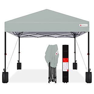 10' Pop-Up Canopy & Weights $88