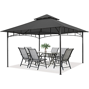 12" x 10" Steel Two-Tiered Gazebo $129