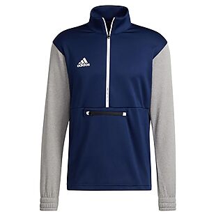 Adidas Men's Half-Zip Sweatshirt $19