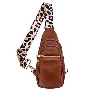 Sling Bag with Printed Strap $18