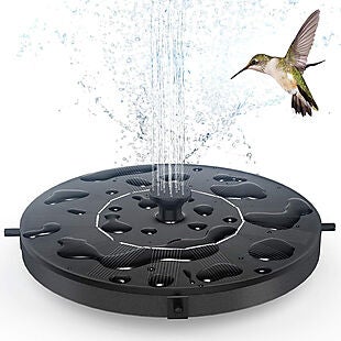 Solar Birdbath Fountain $10