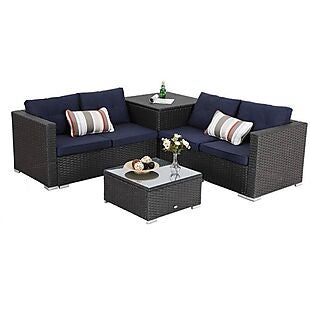 4pc Patio Set with Storage $340