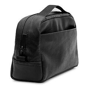 9" Leather Toiletry Bag $34