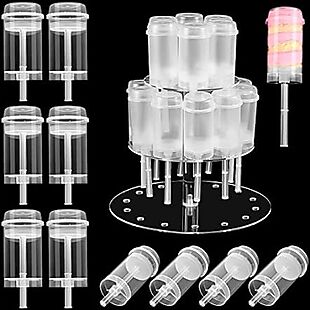 30 Hole Push Pop Cake Stand Set $15