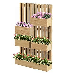 5-Box Wall Mounted Planter $57